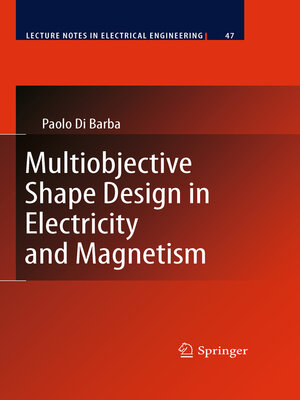 cover image of Multiobjective Shape Design in Electricity and Magnetism